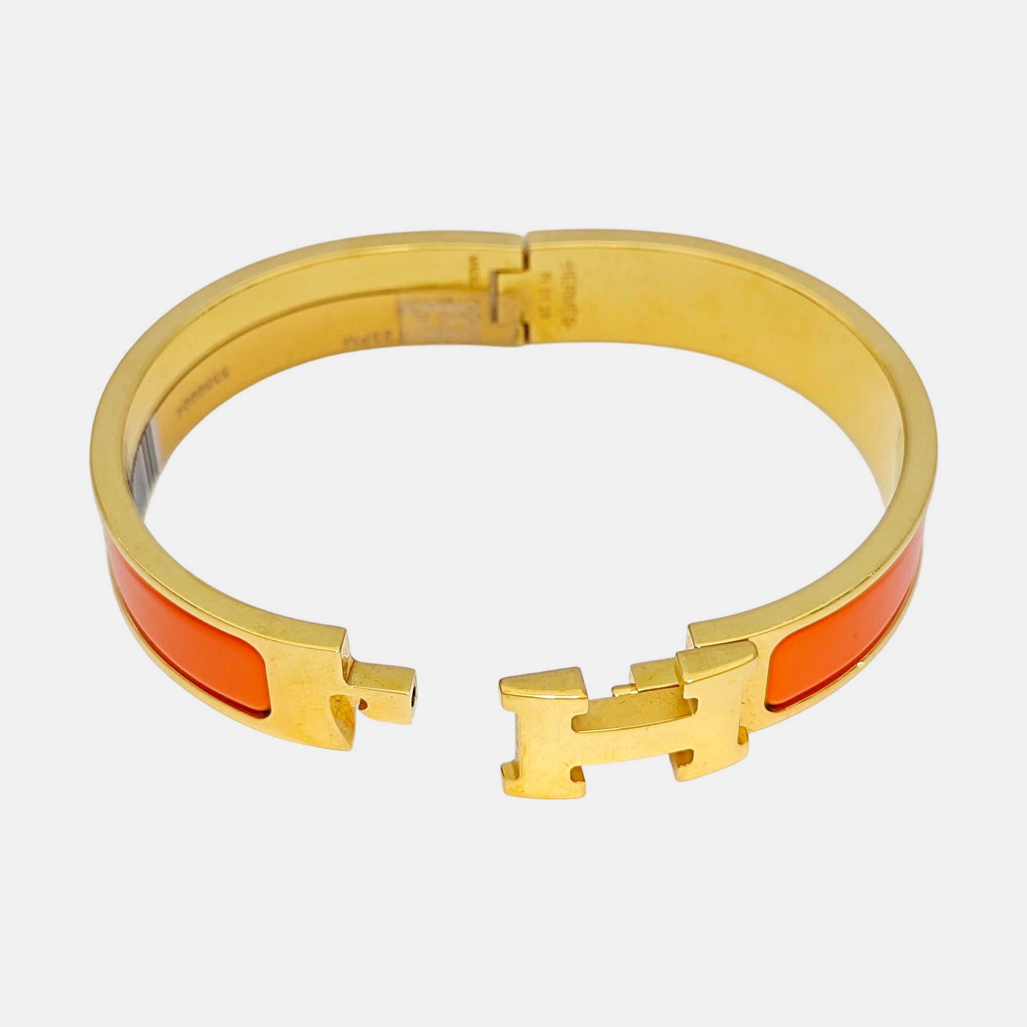 Clic H Metal Gold Bangle
