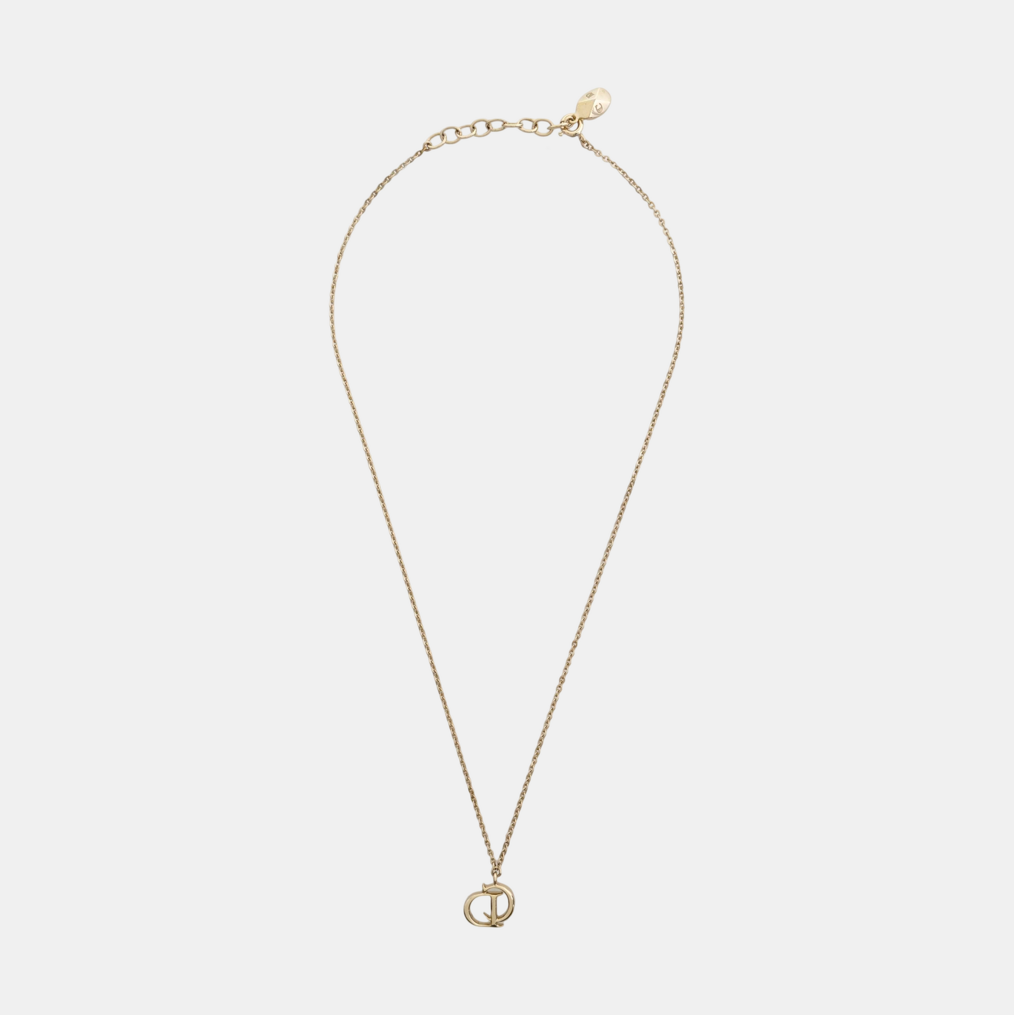 Petit CD Metal Gold Necklace