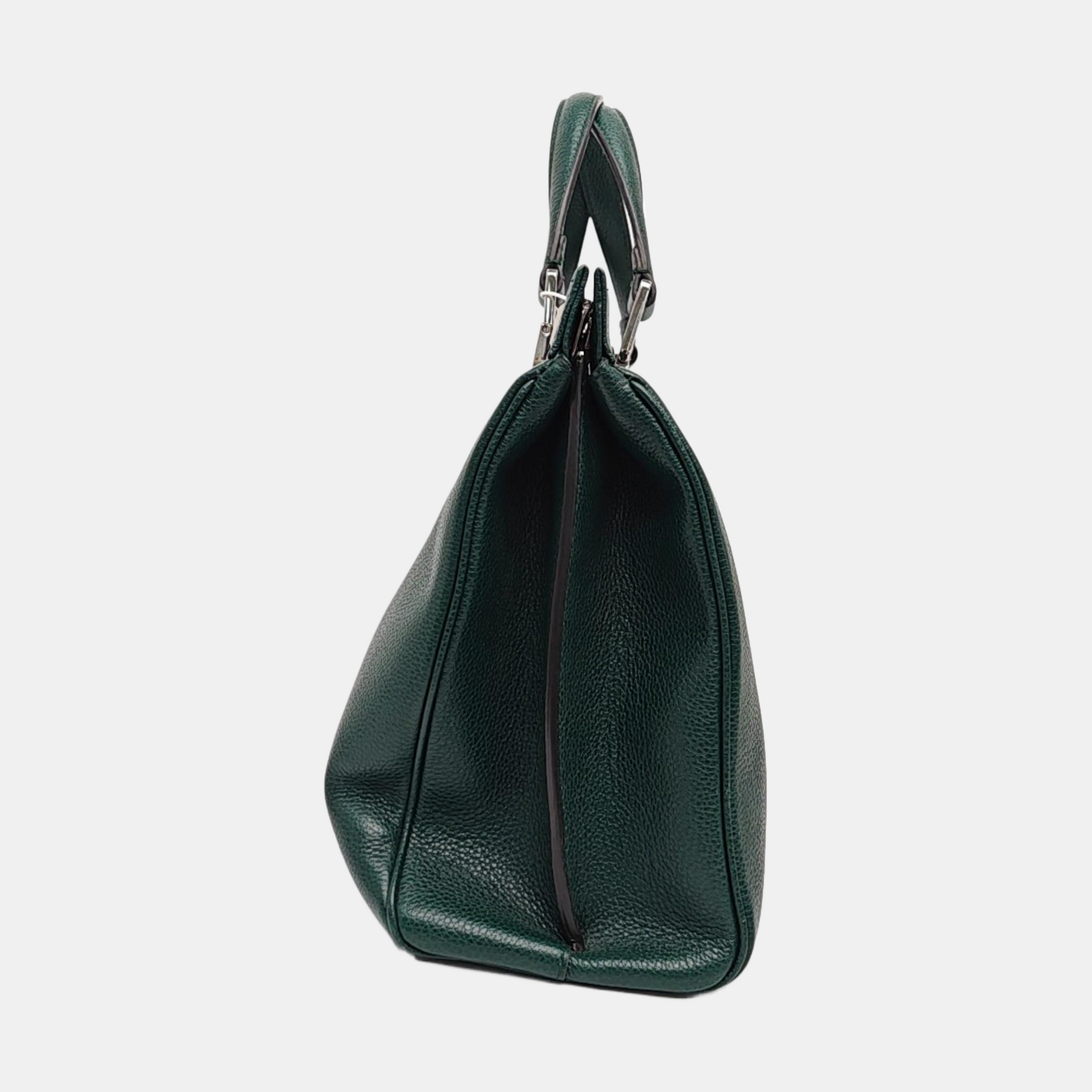 Zumi Medium Calfskin Green