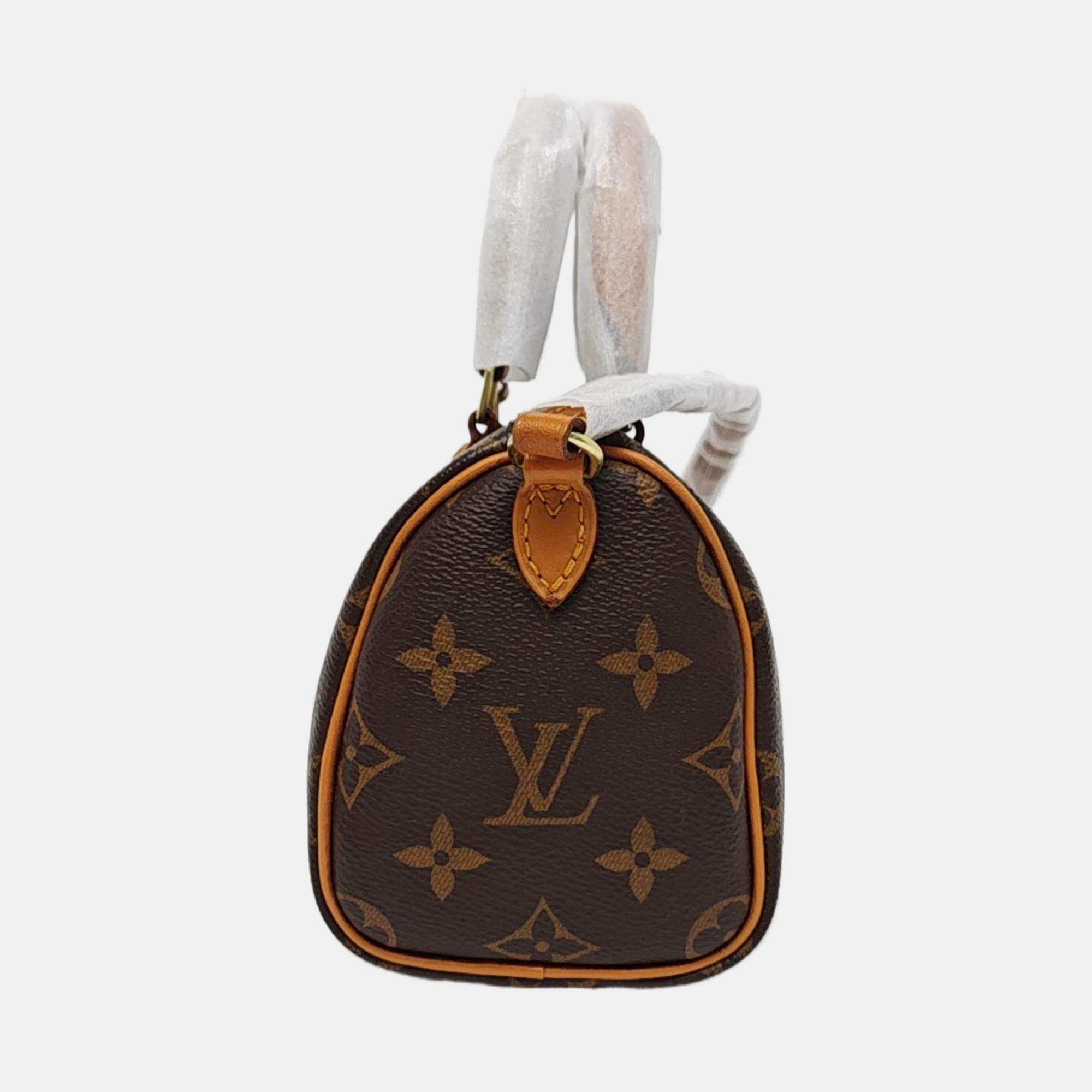 SPEEDY Nano Monogram Coated Canvas Brown