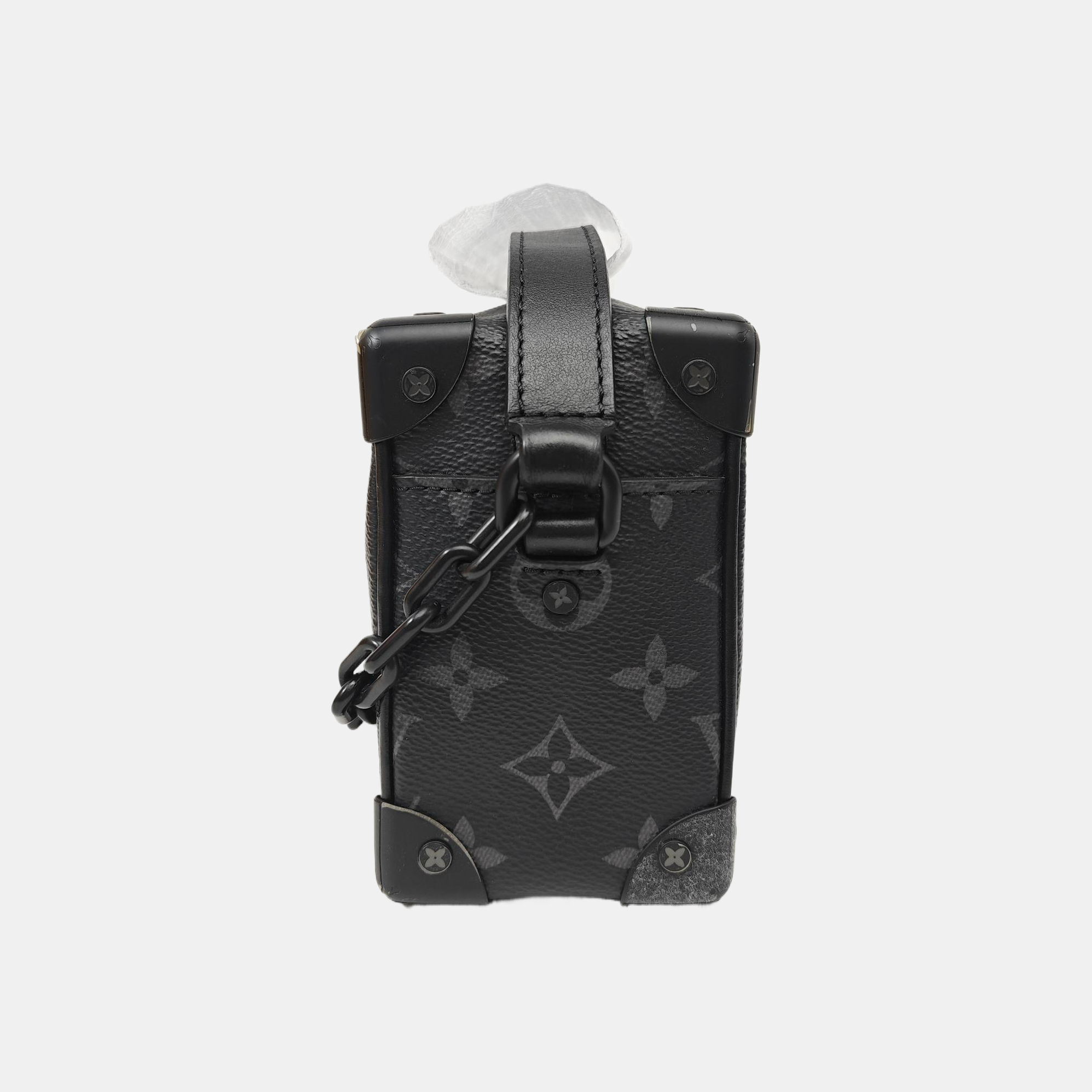 SOFT TRUNK Mini Monogram Coated Canvas Black