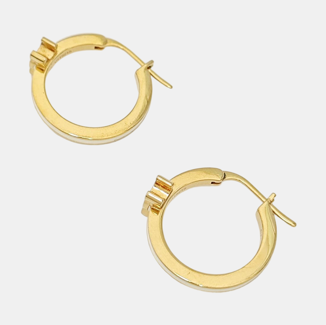 Metal Gold Stud Earrings