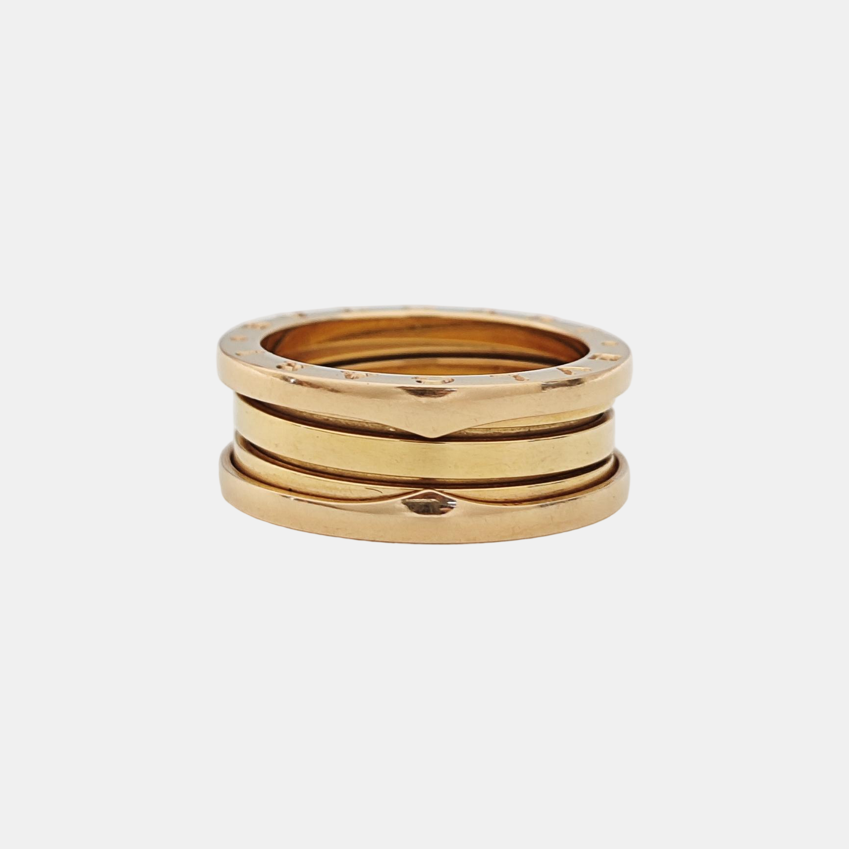 B.ZERO1 18k Rose Gold Ring EU 58