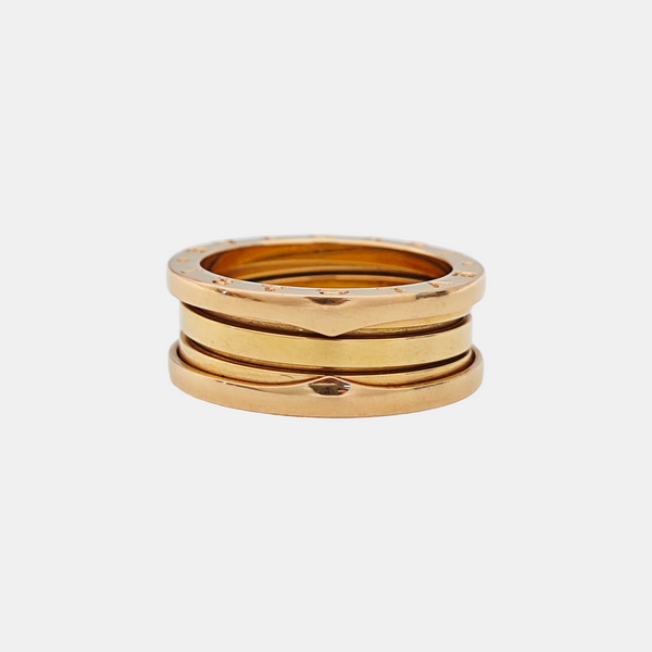 B.ZERO1 18k Rose Gold Ring EU 58