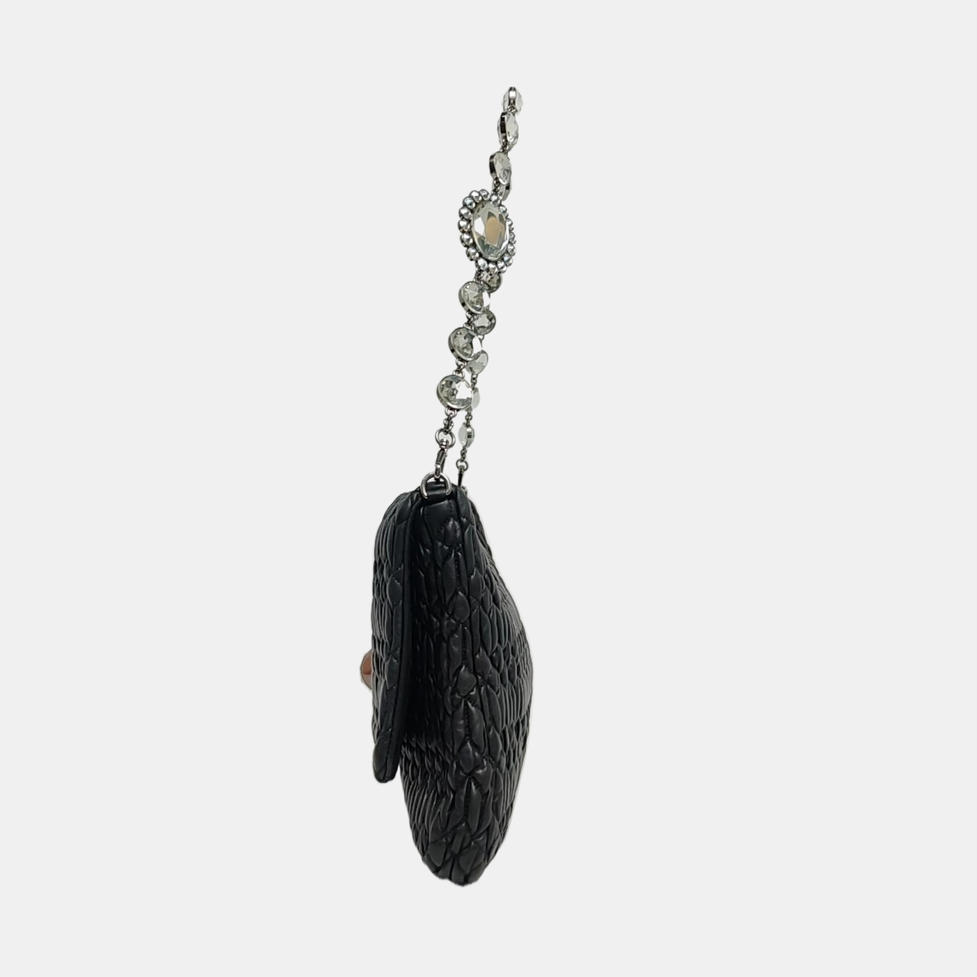Crystal Lambskin Black
