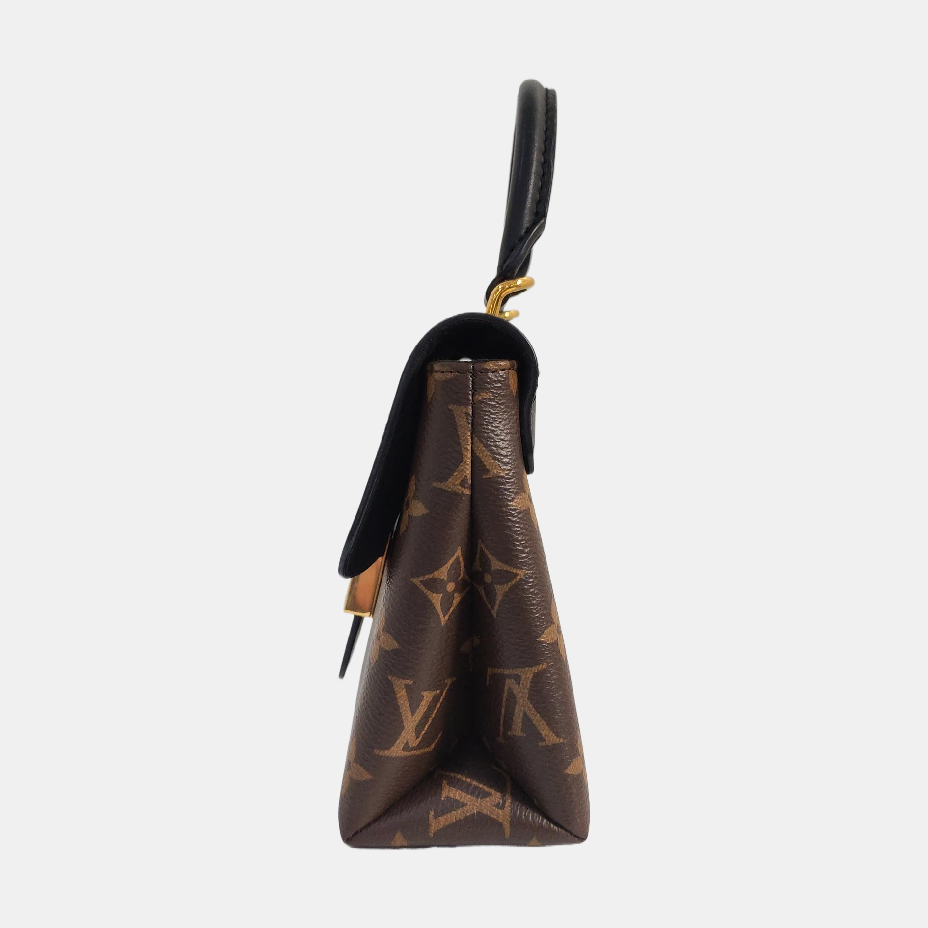 LOCKY BB Monogram Coated Canvas Brown