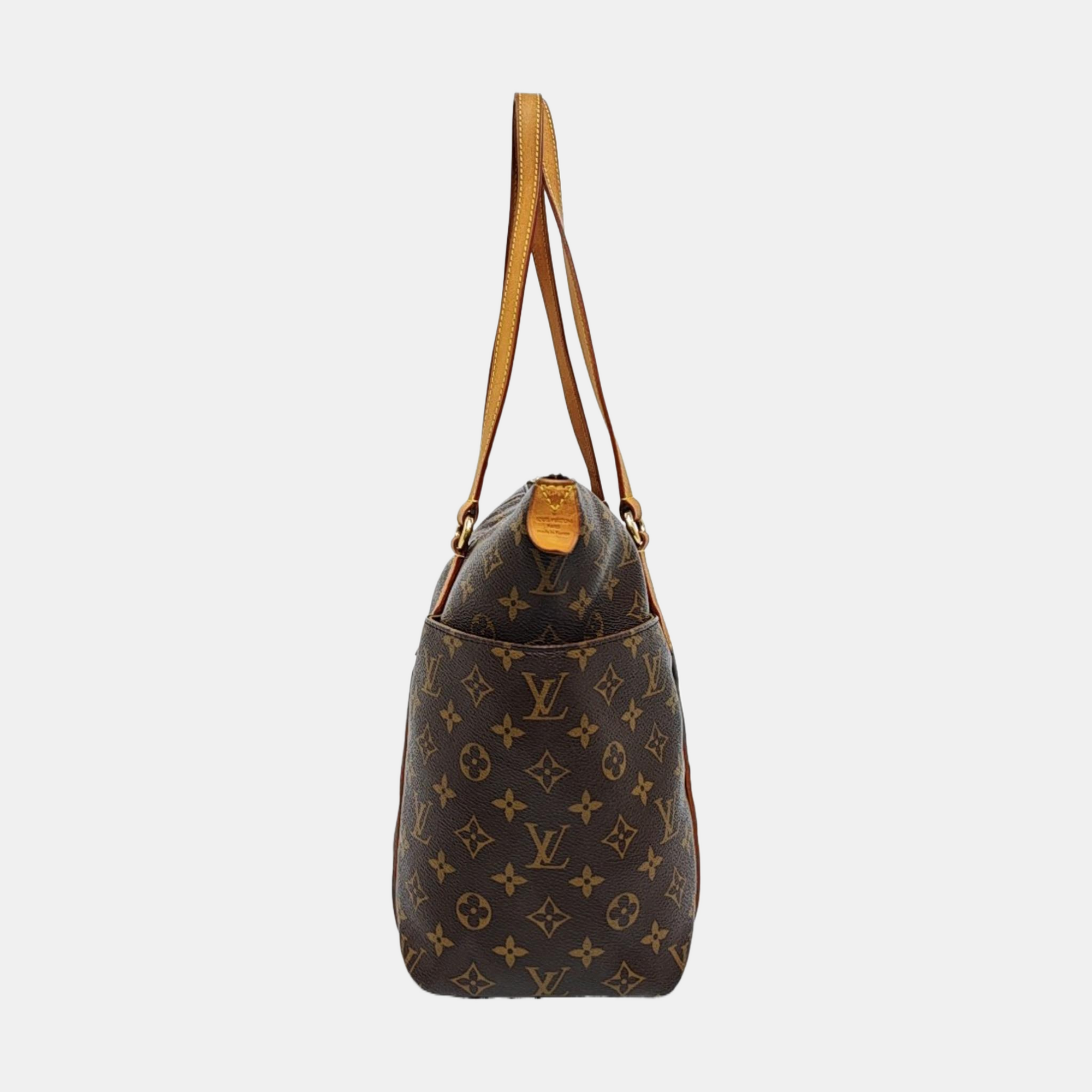 TOTALLY MM Monogram Coated Canvas Brown