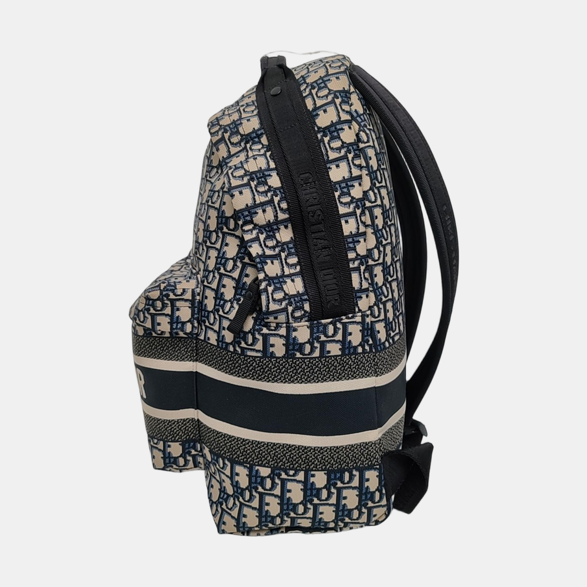 Diortravel Oblique Canvas Blue
