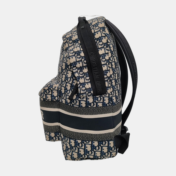 Diortravel Oblique Canvas Blue
