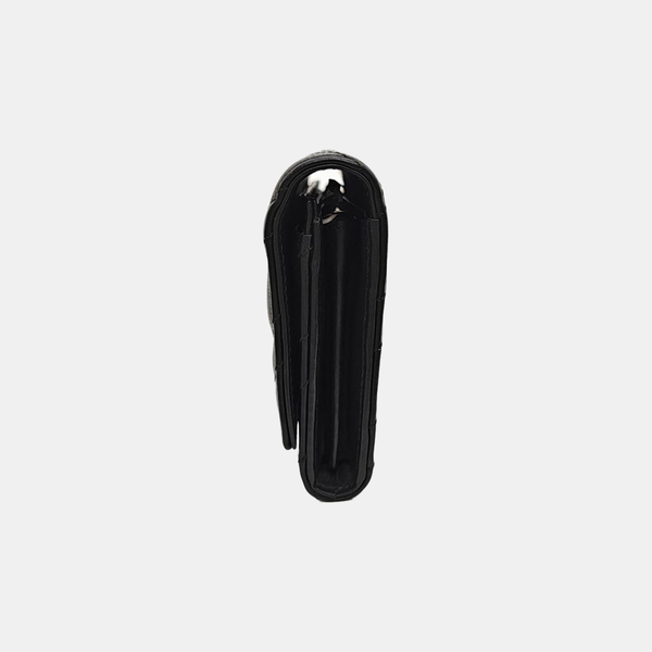 GG Marmont Super Mini Quilted Calfskin Black Wallet