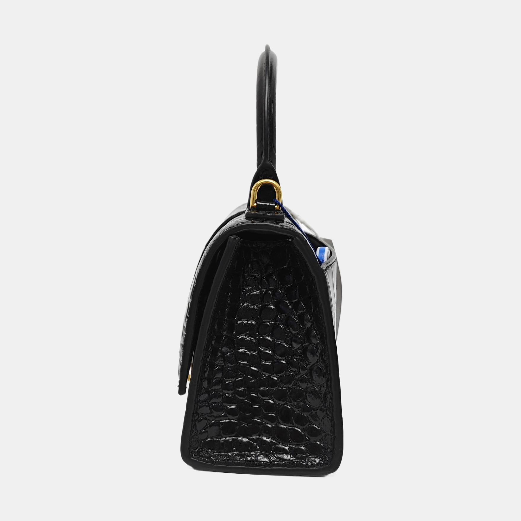 Hourglass XS Calfskin Black
