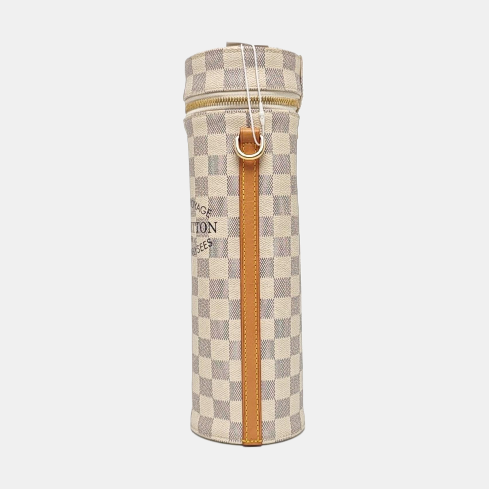 AZUR Damier Azur Coated Canvas White