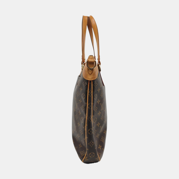 ODEON Monogram Coated Canvas Brown
