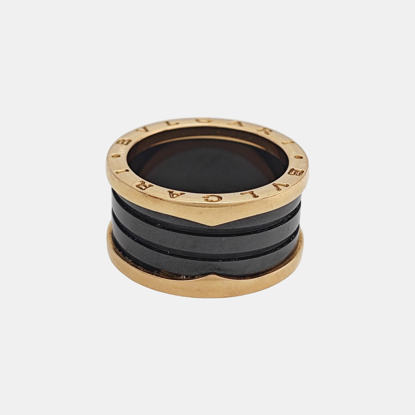 B.ZERO1 18k Rose Gold Ring EU 58