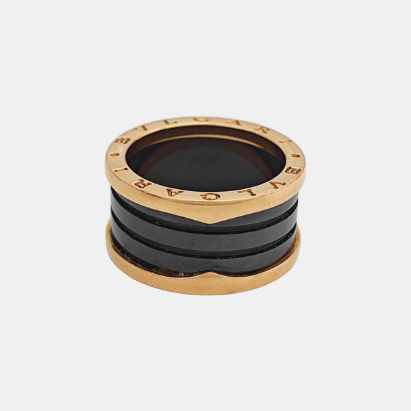 B.ZERO1 18k Rose Gold Ring EU 58