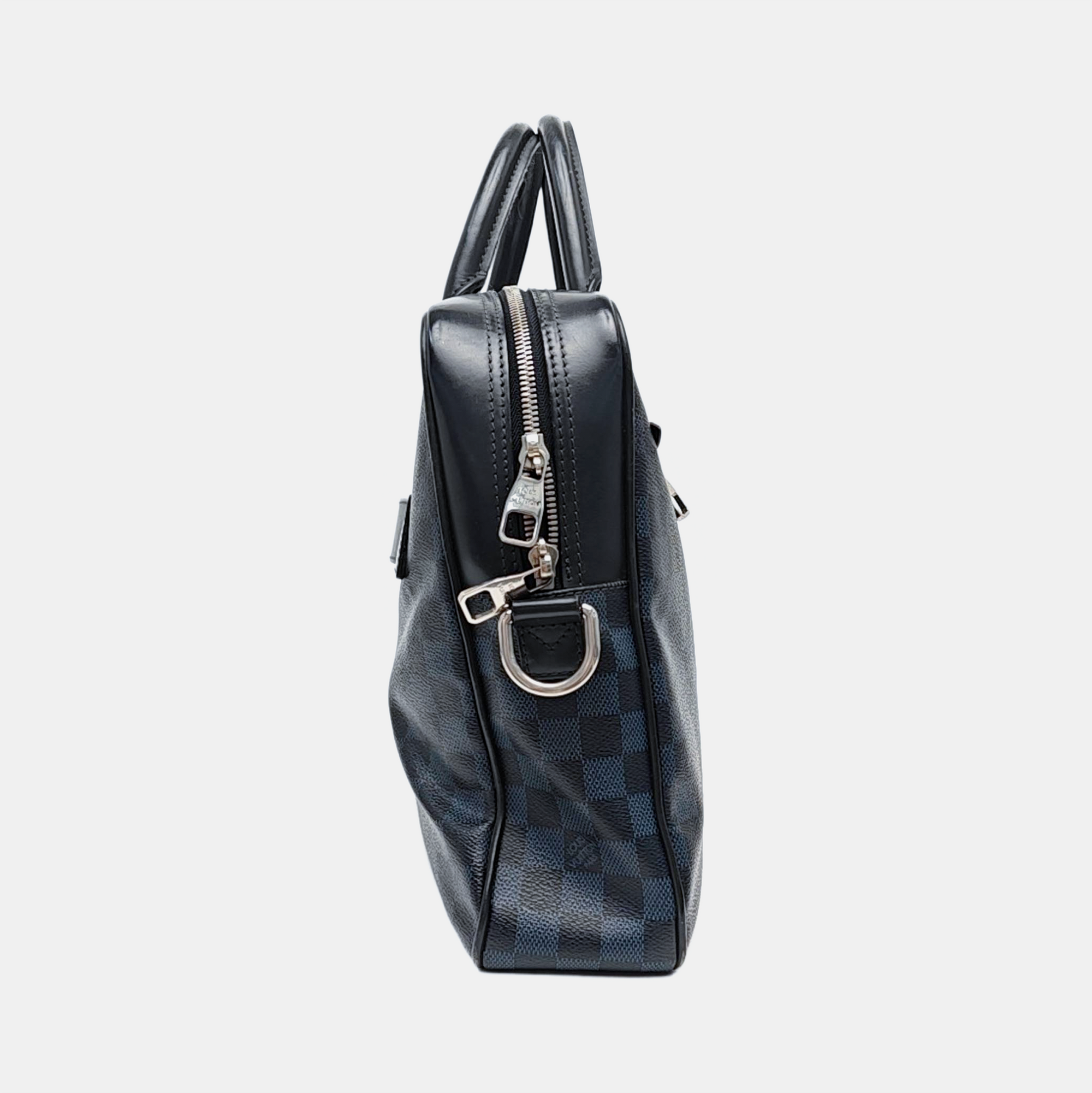 PORTE-DOCUMENTS Damier Coated Canvas Blue