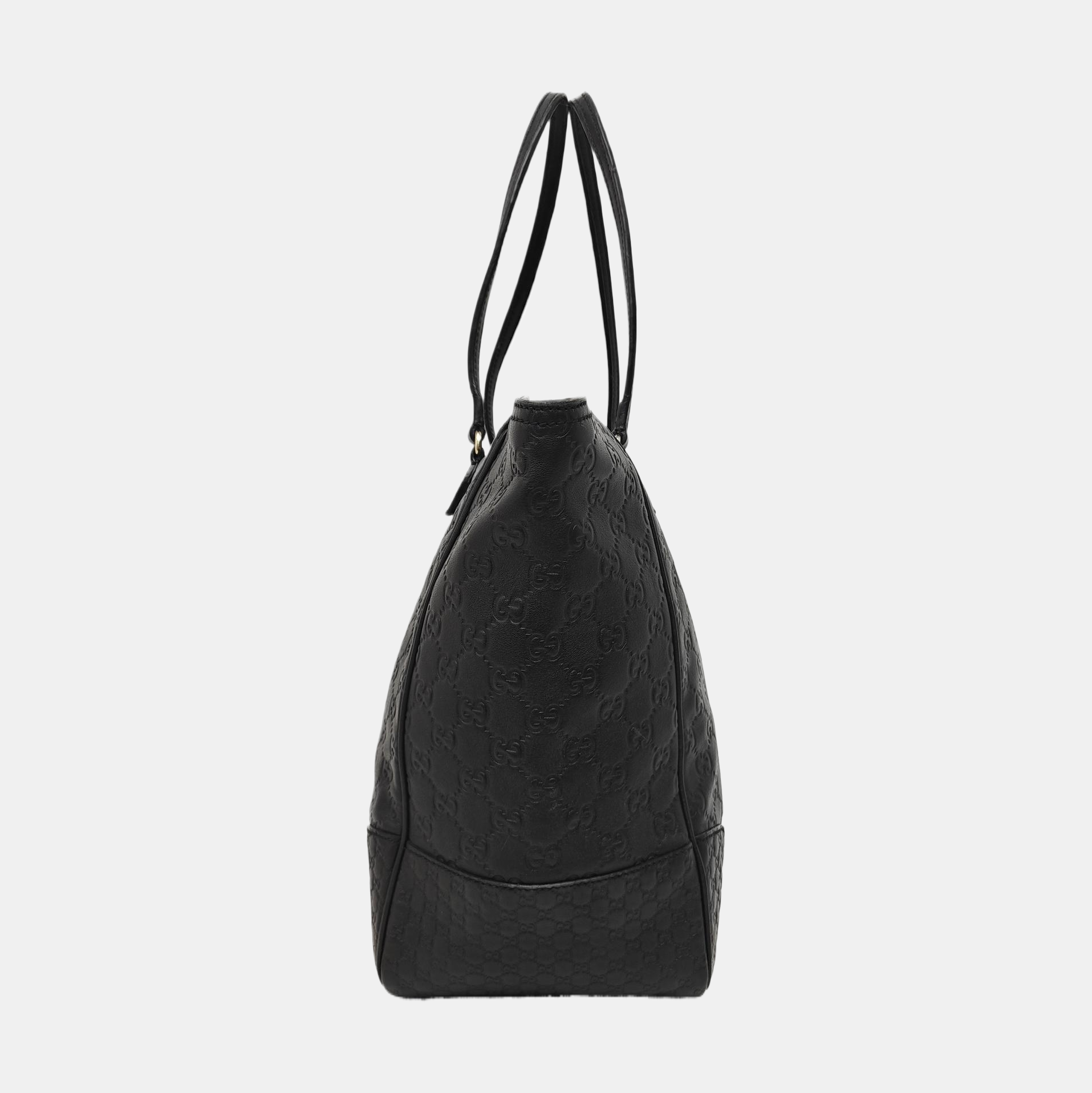 Microguccissima Monogram Calfskin Black