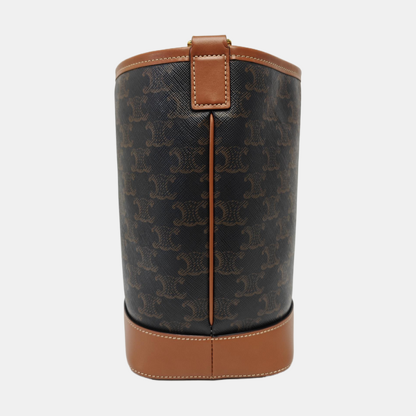TRIOMPHE CANVAS Small Coated Canvas Brown