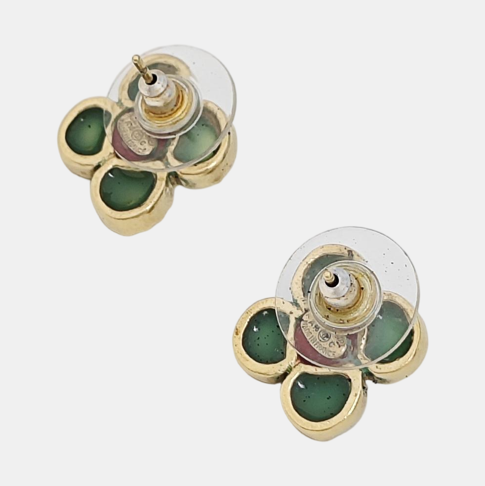 Metal Gold Stud Earrings