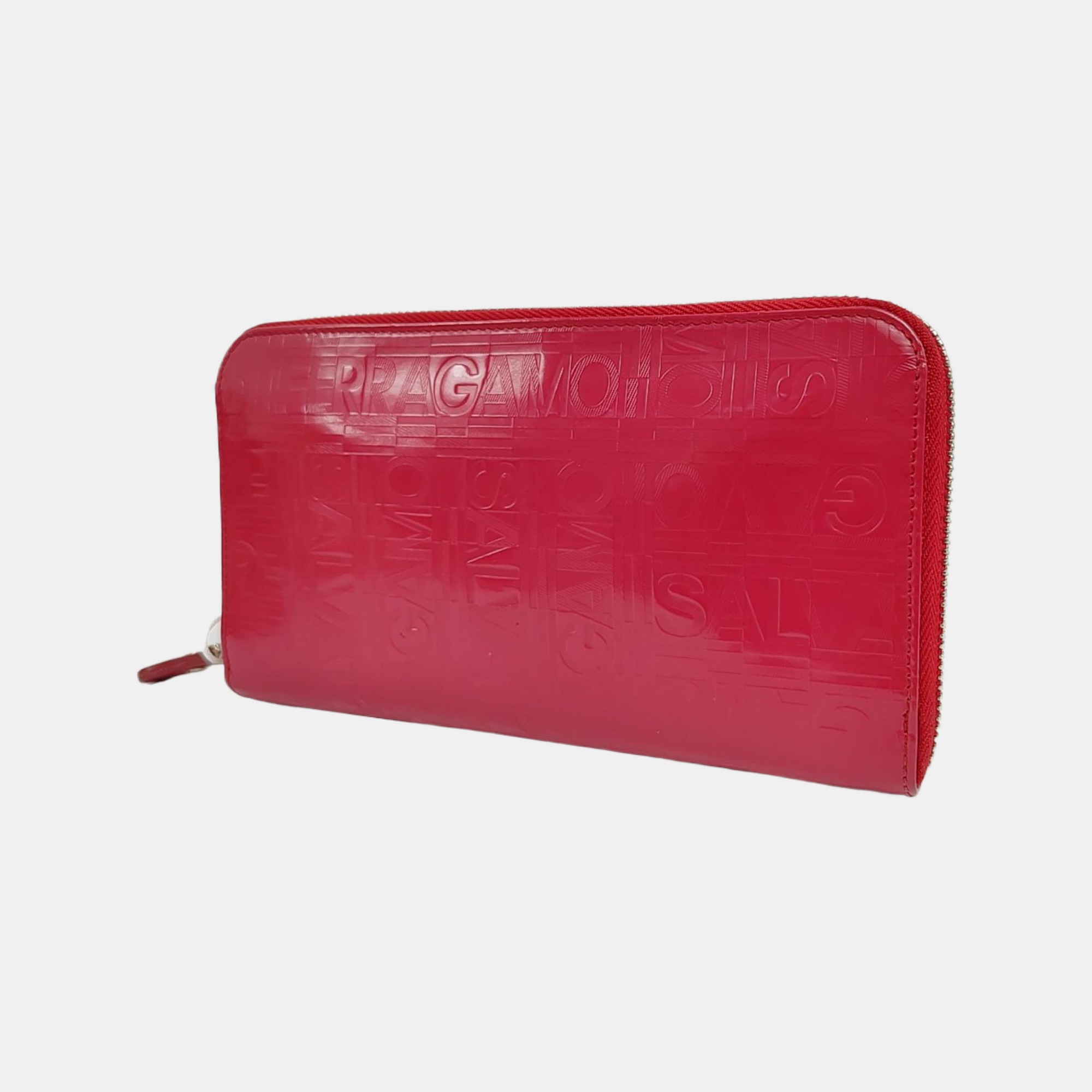 Leather Wallet Red