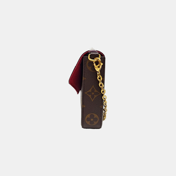 FÉLICIE Monogram Coated Canvas Brown