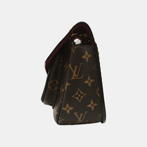 PASSY Monogram Coated Canvas Brown