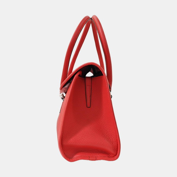 Calfskin Shoulder Bag Red