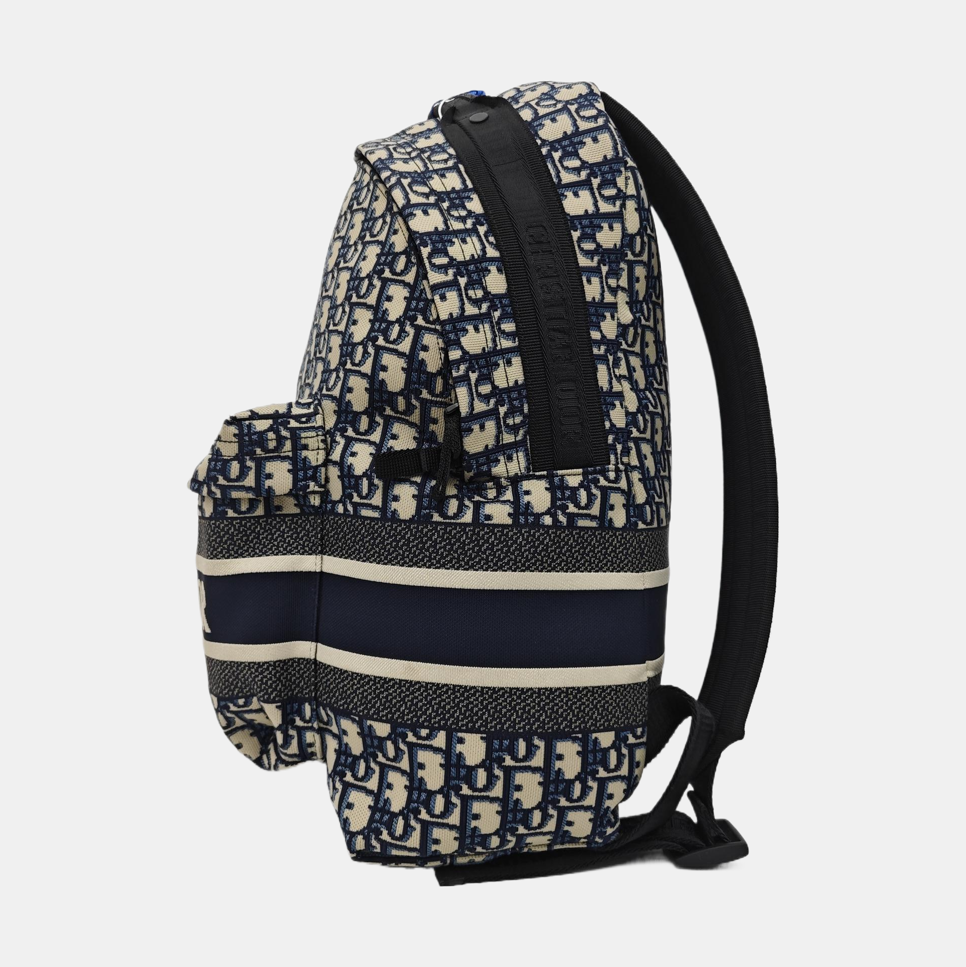 Diortravel Oblique Canvas Blue
