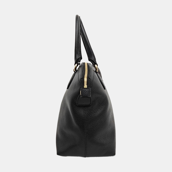 Microguccissima Calfskin Black