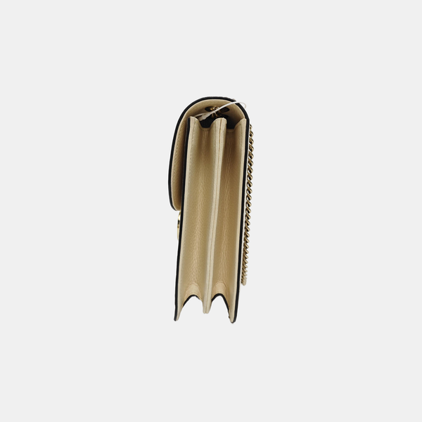 Interlocking G Large Calfskin Beige