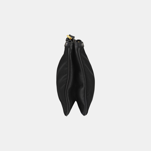 Fabric Shoulder Bag Small Black