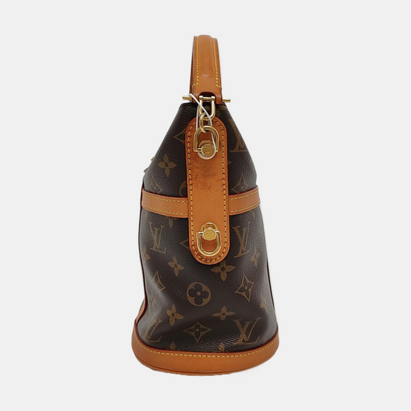 DUFFLE Monogram Coated Canvas Brown
