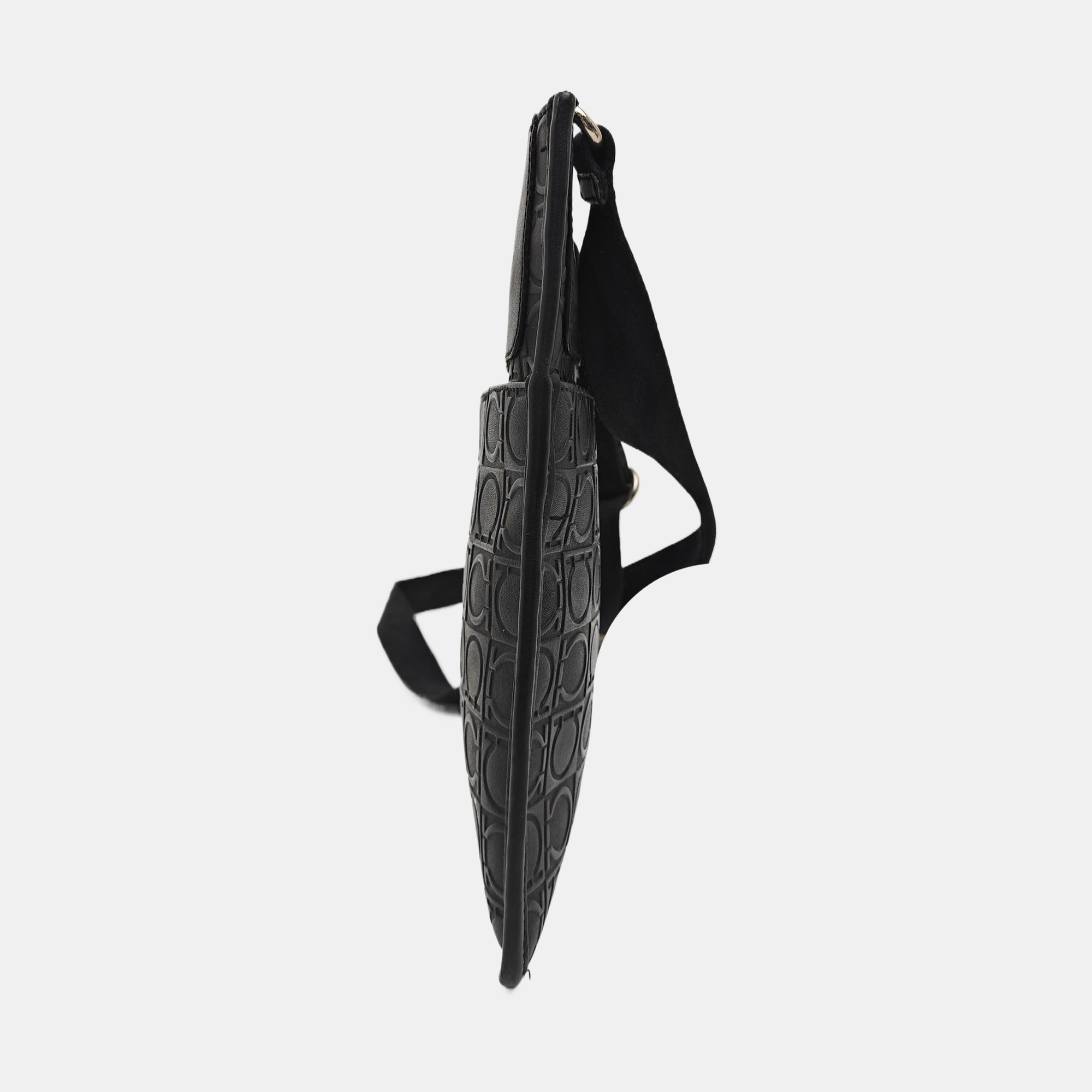 Calfskin Shoulder Bag Black