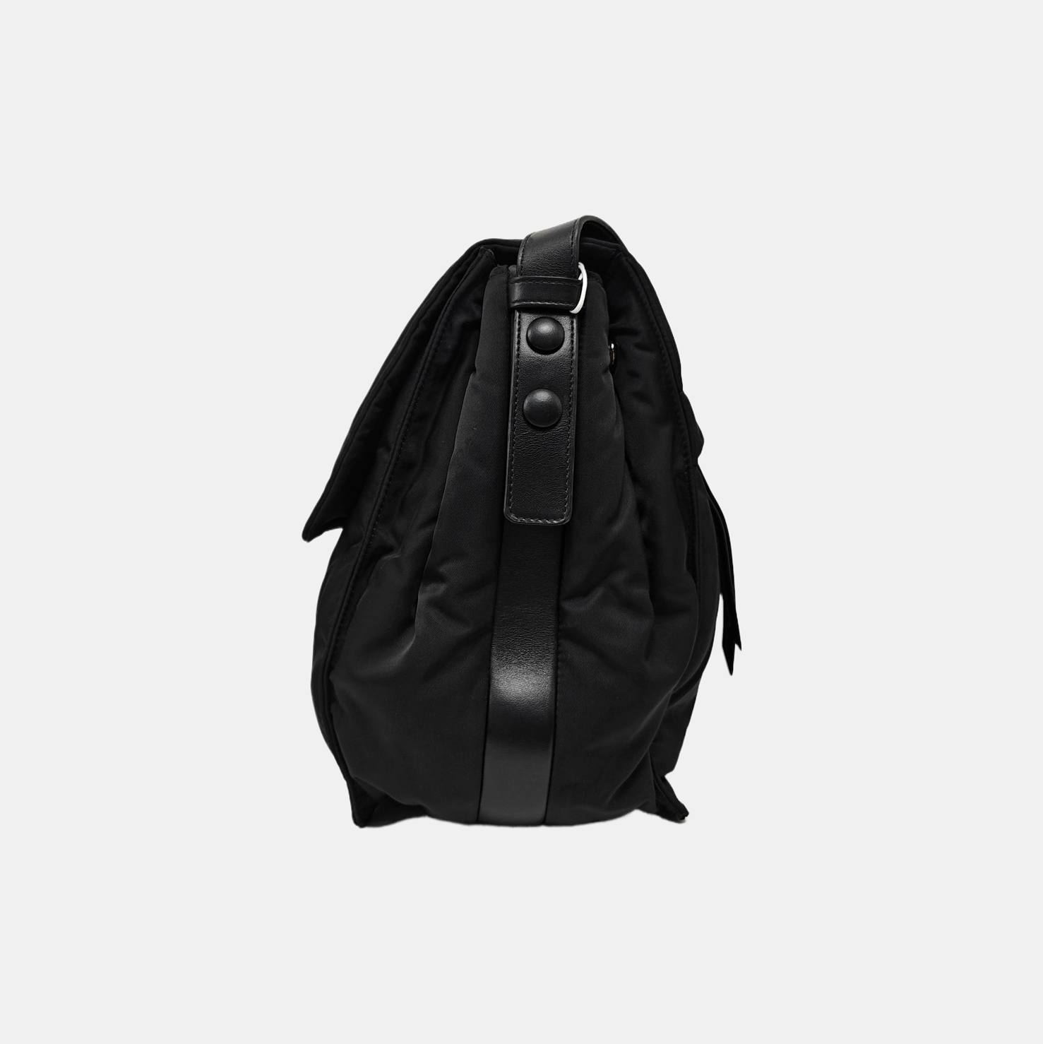 Nylon Crossbody Bag Black