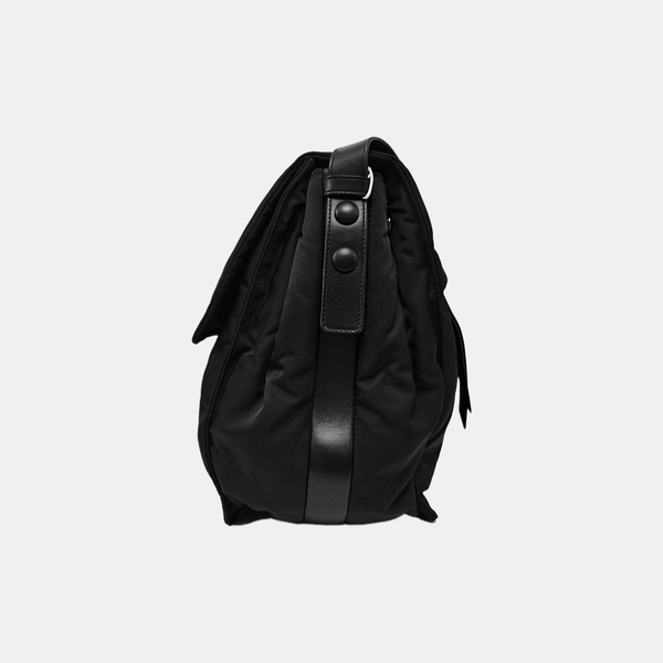 Nylon Crossbody Bag Black