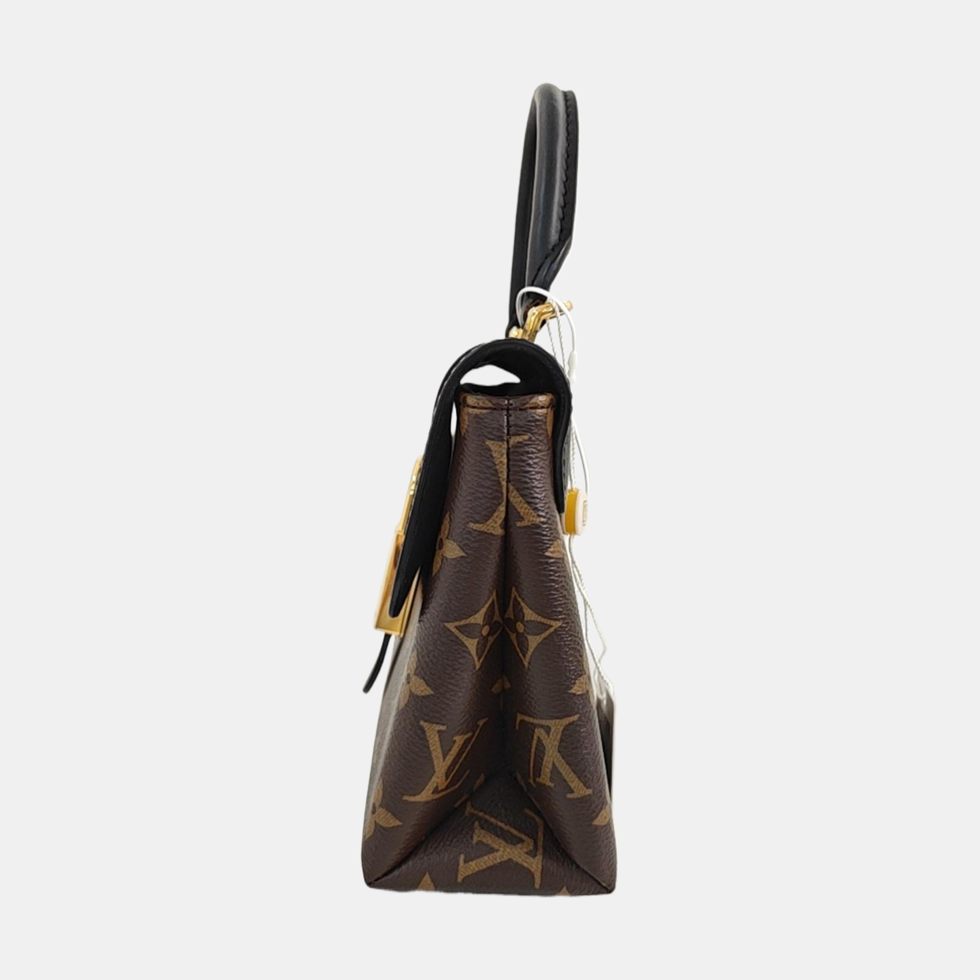LOCKY BB Monogram Coated Canvas Brown