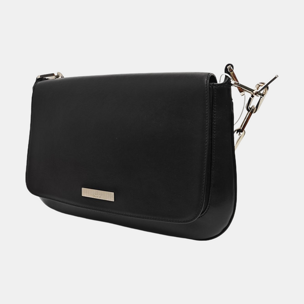 Calfskin Shoulder Bag Black