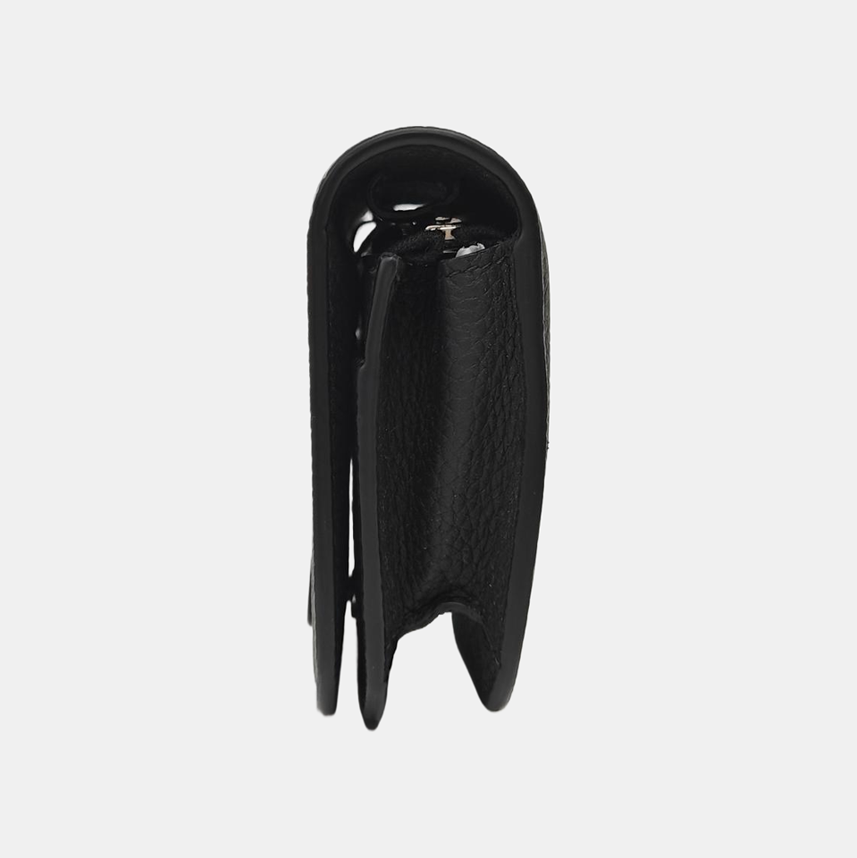 Calfskin Shoulder Bag Mini Black