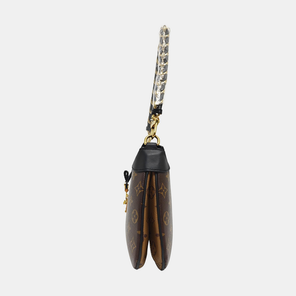 TWINNY Monogram Coated Canvas Brown