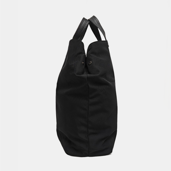 Nylon Top Handle Bag Black