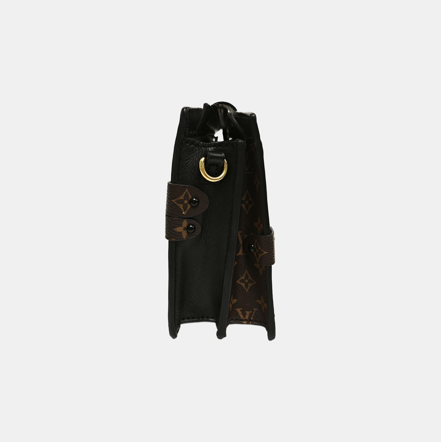 TRUNK Monogram Coated Canvas Brown