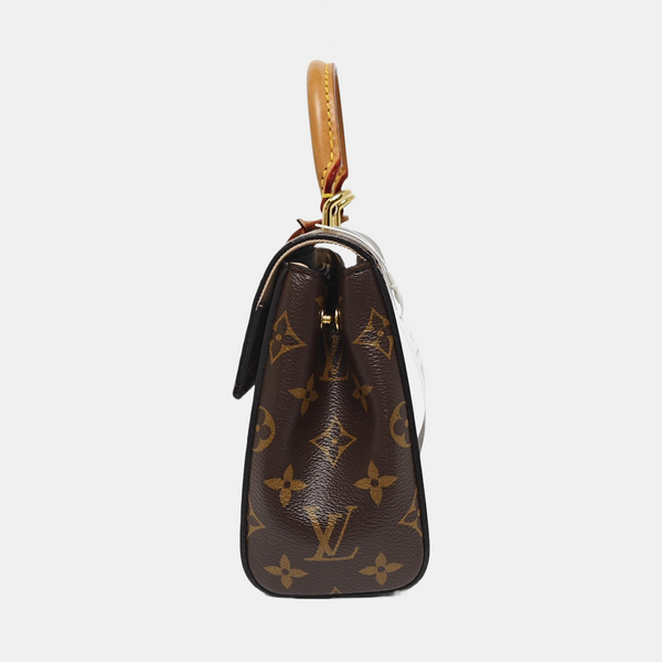 CLUNY PM Monogram Coated Canvas Brown