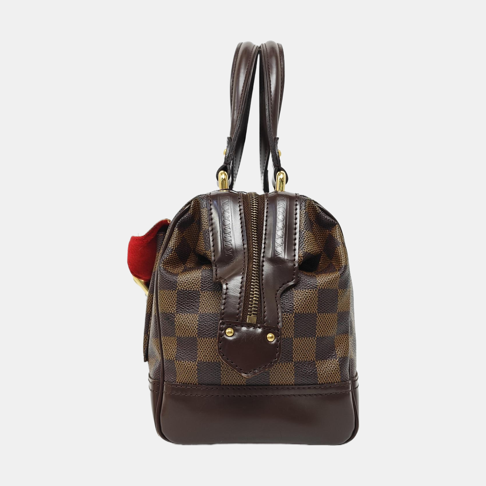KNIGHTSBRIDGE Damier Ebene Coated Canvas Brown