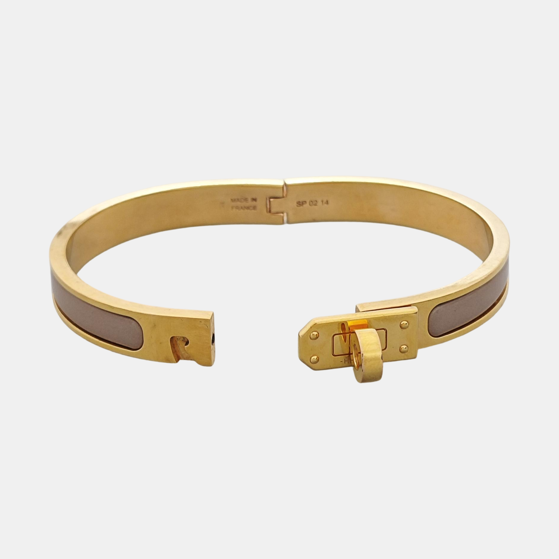 Clic Kelly Metal Gold Bangle