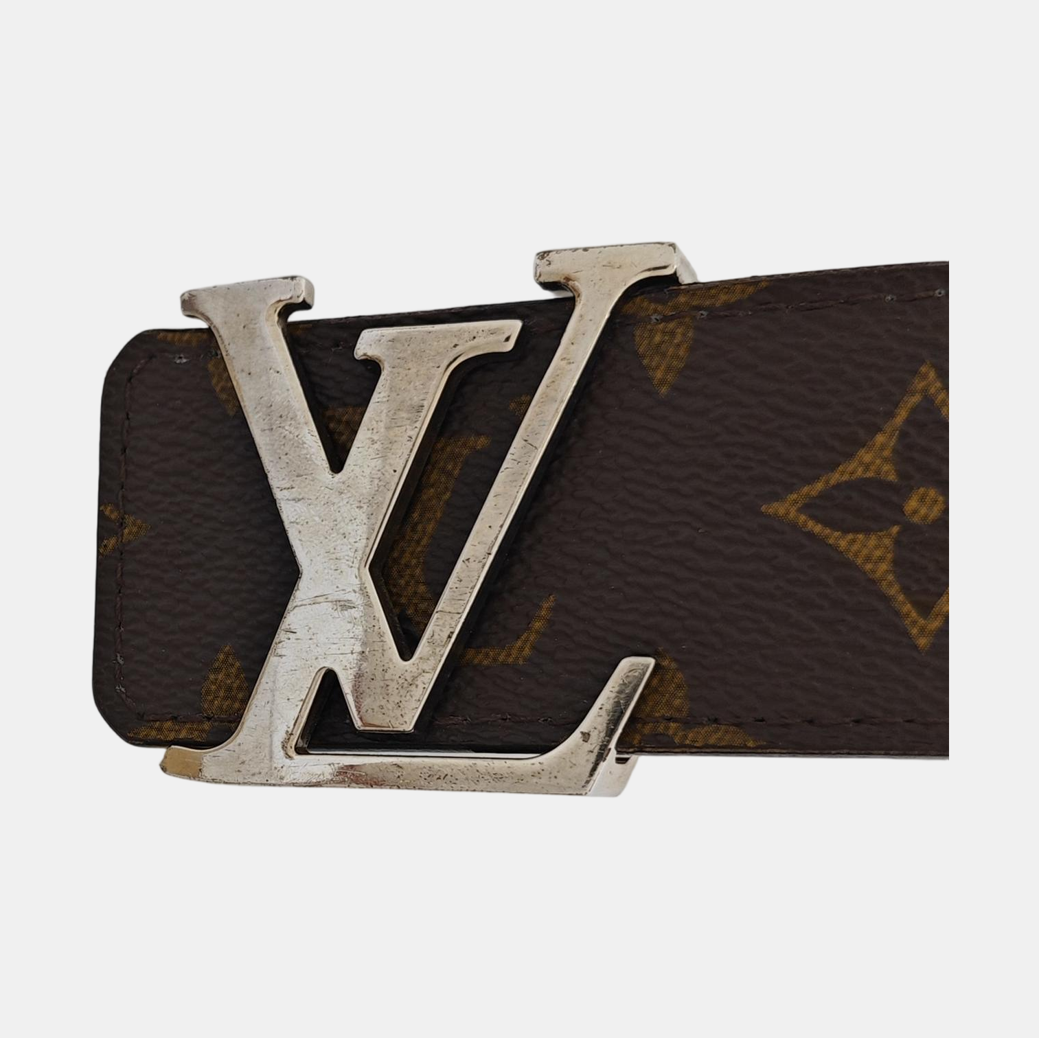 Coated Canvas Belt Brown