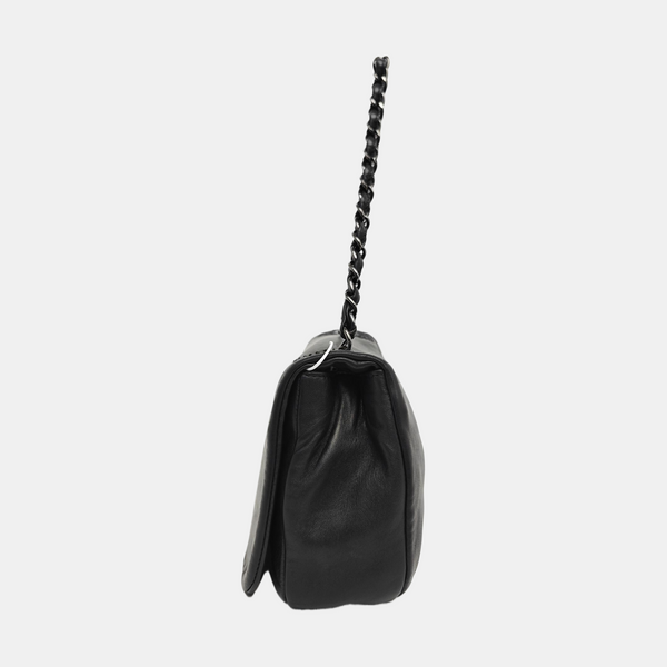 Lambskin Shoulder Bag Black