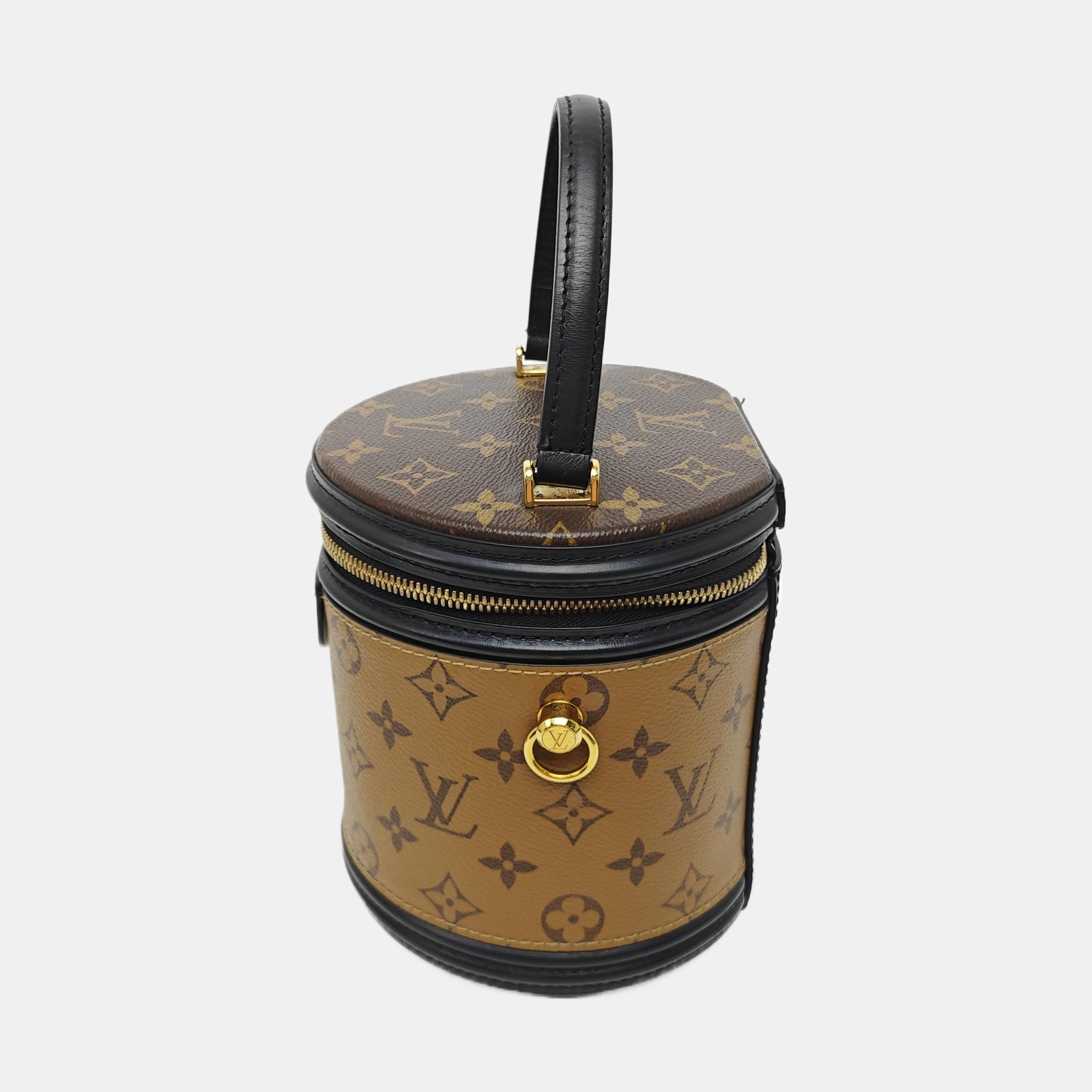 CANNES PM Monogram Coated Canvas Brown