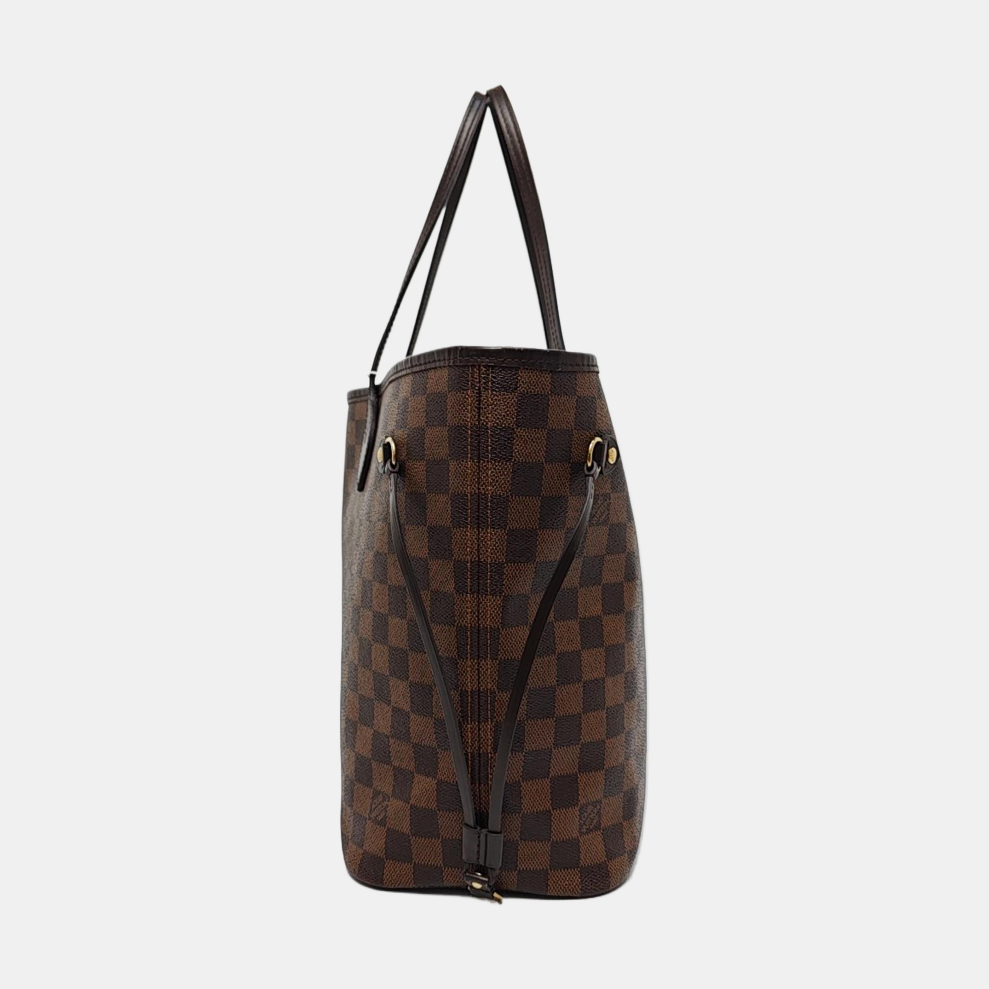 NEVERFULL MM Damier Ebene Coated Canvas Brown
