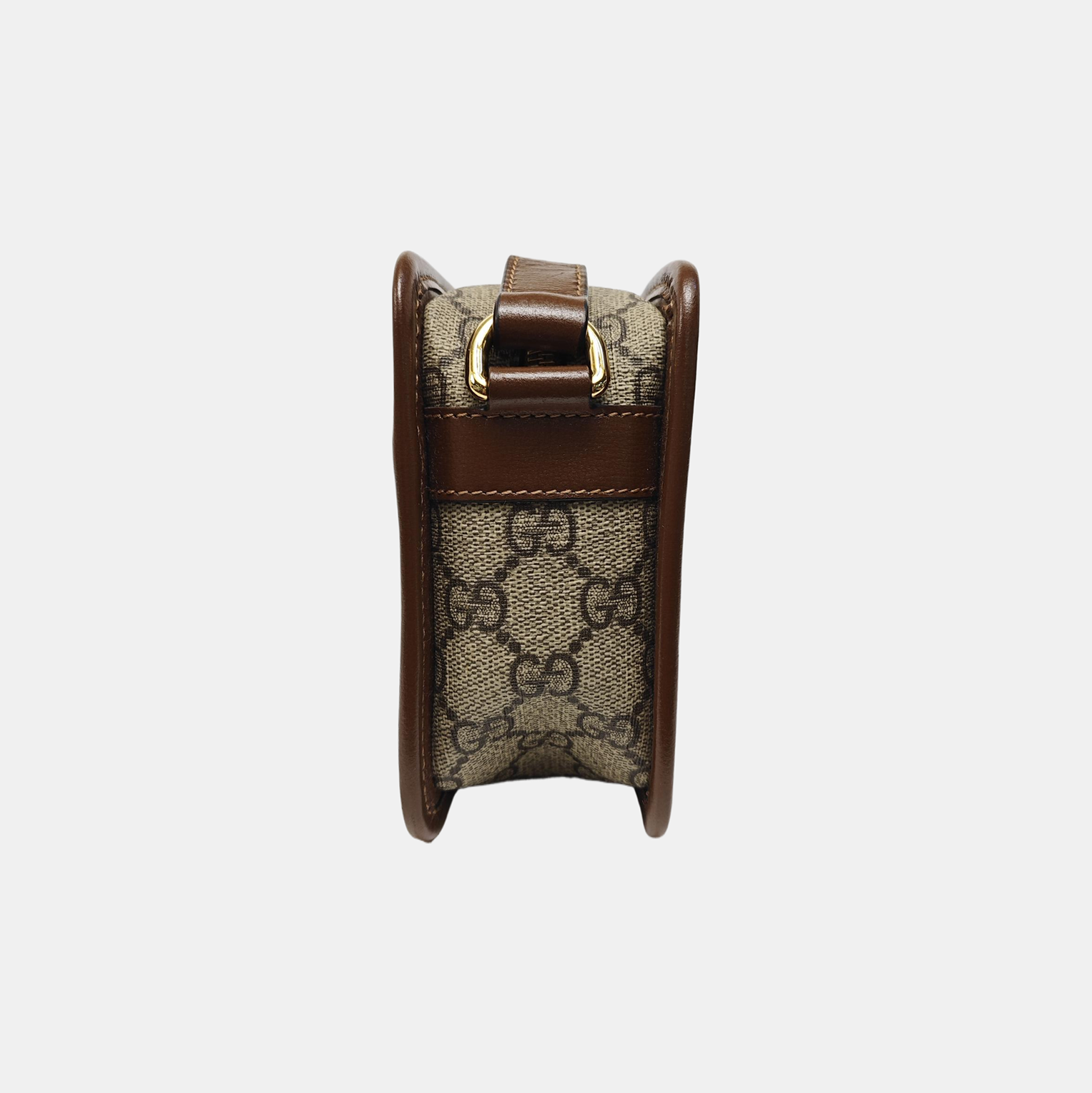 GG Supreme Mini Monogram Coated Canvas Beige