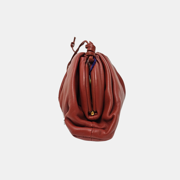 The Pouch Mini Calfskin Red